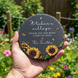 Personalized Garden Stone Thank You Gift, CustomTeacher Appreciation Gift for Caregiver, It Takes a Village Neighbor Gift, Nanny Gifts cab2f357-80e9-4798-bc1c-932bff6323a6-3.jpg