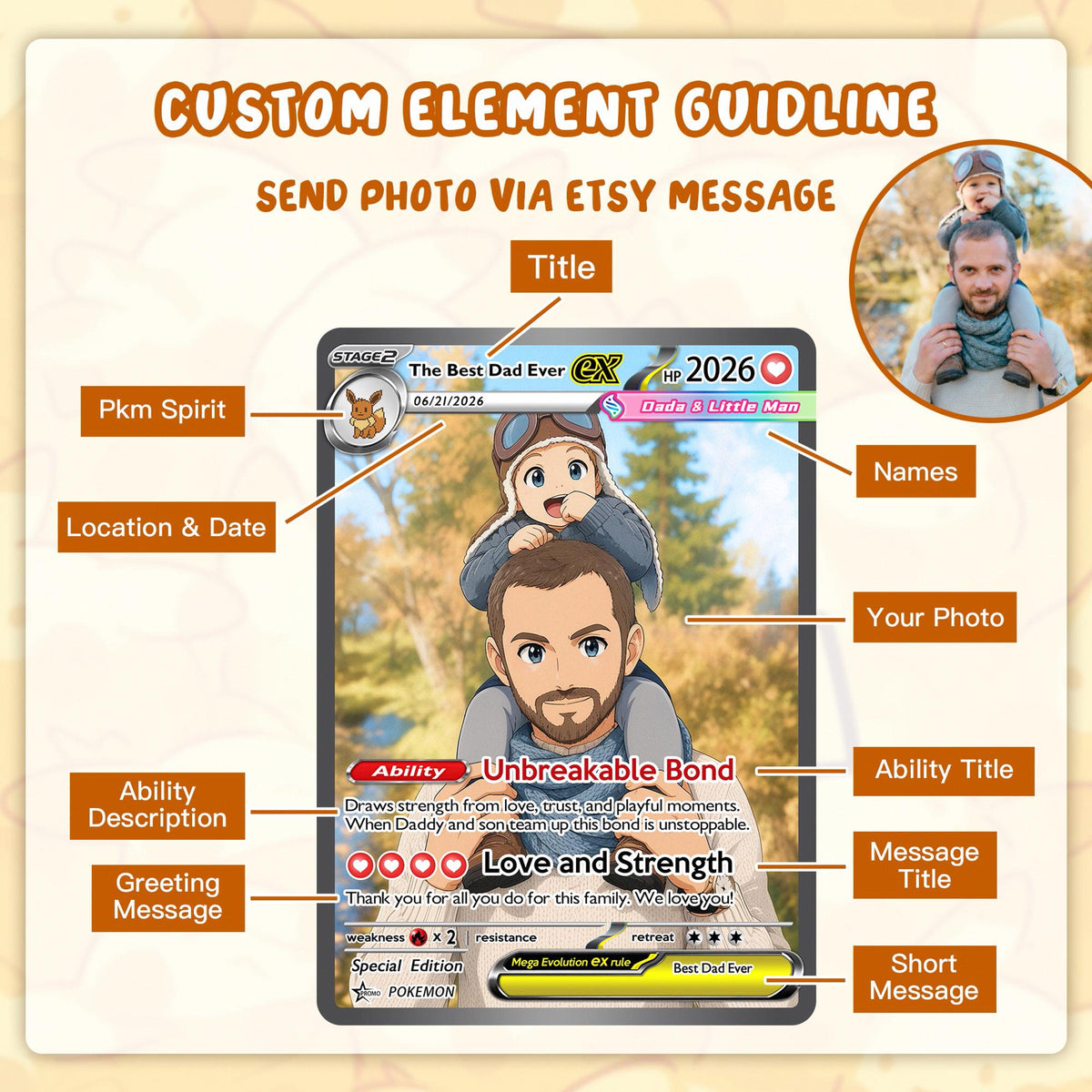 Personalized Poke Anniversary Card, Custom Photo Anime Card, Anniversary Gift, Wedding Gift for Him, Gift for Her, Custom Card for Couple cac887fc-2351-43dc-8c21-5f3702157e1e-3.jpg