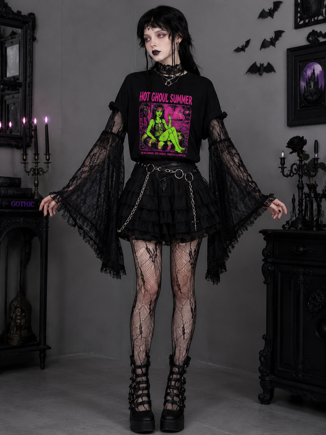 Hot Ghoul Summer Shirt Spooky halloween Girl In Floaty, Summer Goth Summerween shirt caf2048d-3ad5-4709-ae44-0ba79c13d7d7-e8a70a6f-fb0a-412c-a1d3-5822f0931686.png