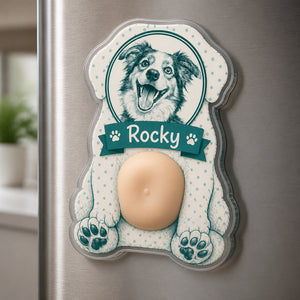 Personalized Pet Name Sketch Fridge Magnet - Personalized Acrylic Refrigerator Magnet - Soft Rubber Belly caf969e3-7bd1-40f9-bdb0-0c4b2bf8f59a.jpg