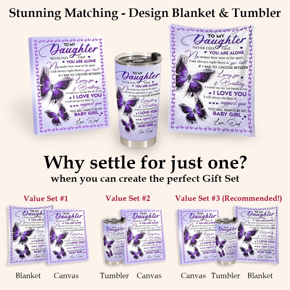 Wife To Husband With My Whole Heart Wolf Canvas canvas-value-set.jpg