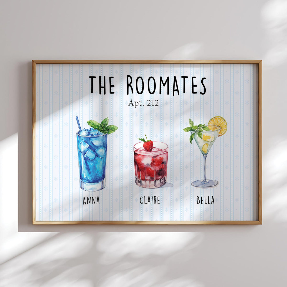Custom Roommate Drink Print Dorm Room Sign, College Roommate Gift, Roommate Decor Trendy College Apartment Dorm Art, College Apartment Decor cb0f5e98-72f0-46e0-aa0d-70d78024d32f-2.jpg