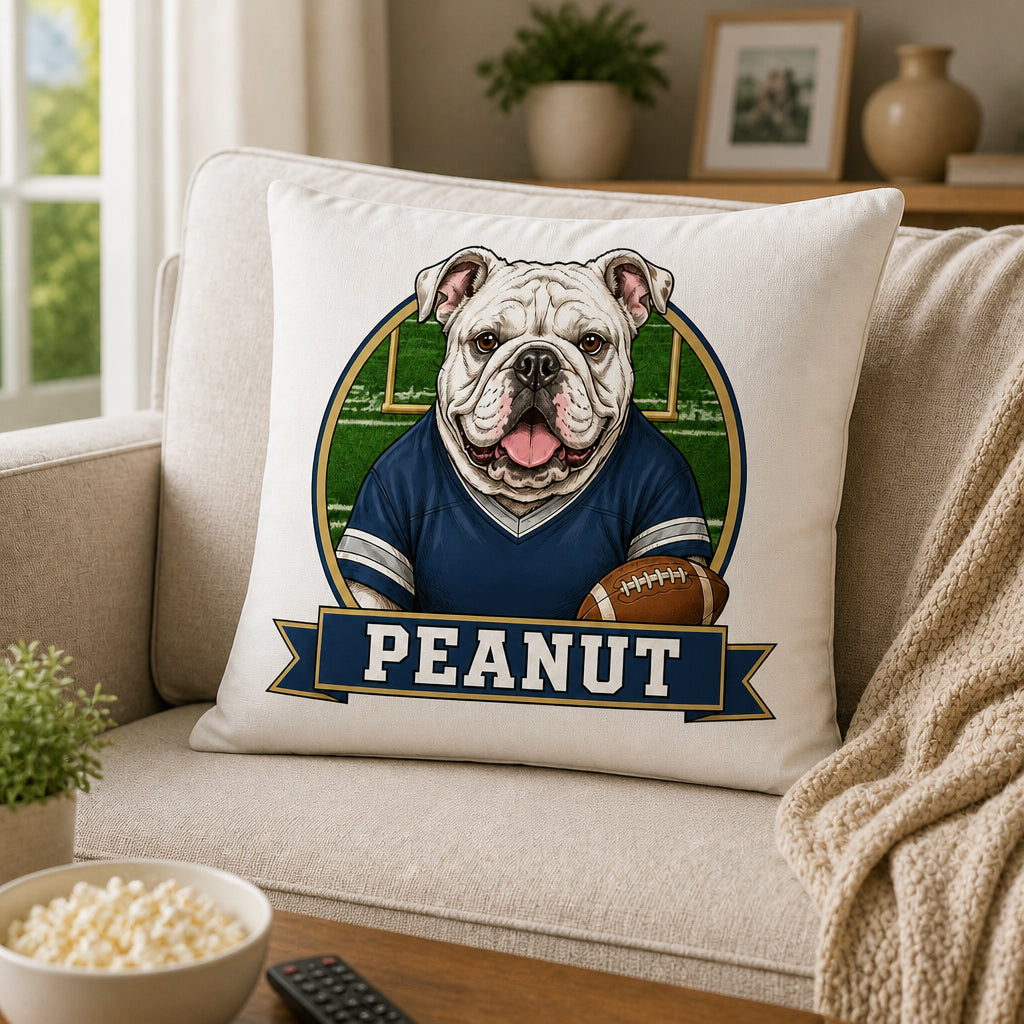 Custom Pet Football Fan Pillow – Photo Portrait + Name - Personalized Pillow cb3457c1-1624-4136-9d25-54391532d63b.jpg