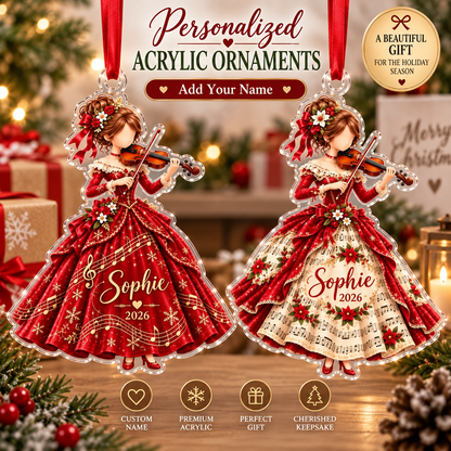 Personalized Violin Player Christmas Acrylic Ornament: Custom Name Red Dress Musician Keepsake cb38a308-ab3c-42ee-8151-09f58314dffb-gffg-5-.png