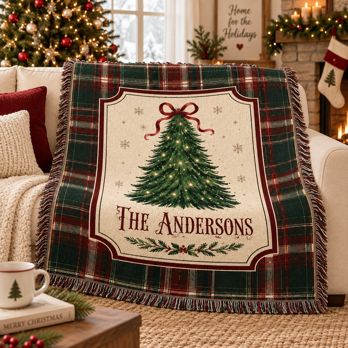 Personalized Christmas Woven Blanket, Family Name Plaid Holiday Throw, Christmas Tree Cozy Winter Home Decor Gift cb4a46b0-4eb0-4b42-b18f-f828a2fc0a1f-vbcvb-2-.png