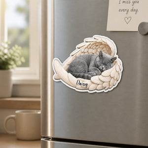 Custom Pet Memorial Angel Wings Fridge Magnet - Personalized Custom Shape Fridge Magnet cb79365f-f51c-4cf9-b66d-f6f1b2fea1ed.jpg