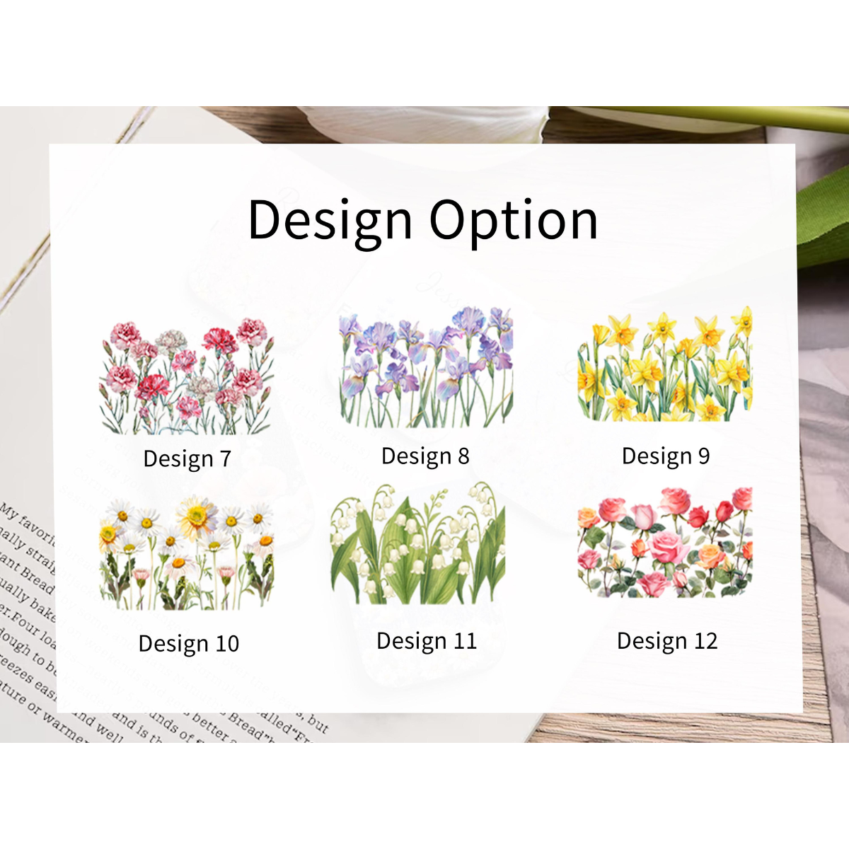 Personalized Magnetic Leather Bookmark, Floral Name Book Accessory, Birth Flower Bookmark, Book Lover Gift, Teacher Gift cb8979b5-2ceb-4fd6-b811-78c8cdd04765-9.png