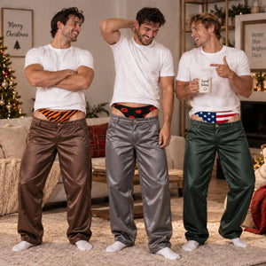 Funny Christmas Pajama Pants for Men, Fake Jeans Butt Print Lounge Pants, Candy Cane Underwear Novelty PJs, White Elephant Gag Gift cb9047c5-5cd3-48d8-9e80-60474ab32a30-3.jpg