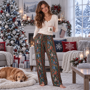 NUTCRACKER BALLET CHRISTMAS Women’s Satin Pajama Pants, Winter Holiday Loungewear Pants, Xmas Fairytale Sleepwear Bottom, Festive Clothing, Gift For Hers cbb1a5cf-87b5-45bc-8515-70d7a183f167-llo.png