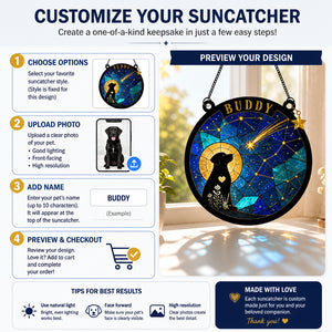 Personalized Dog Constellation Suncatcher - Personalized 1 Layered Suncatcher with Charm cbd37866-e8b4-448f-ae7b-0321cabb528e.jpg