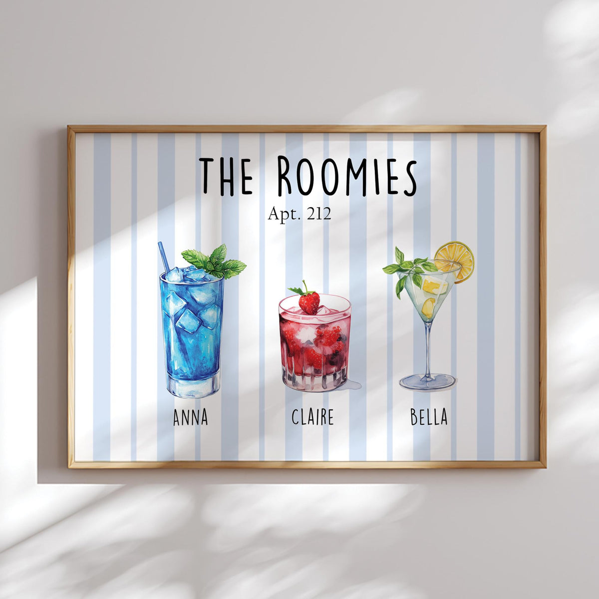Custom Roommate Drink Print Dorm Room Sign, College Roommate Gift, Roommate Decor Trendy College Apartment Dorm Art, College Apartment Decor cbde38a3-e609-4e8b-8620-502aaa8793bf-9.jpg