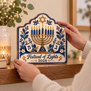 Hanukkah Menorah Wood Sign 2026, Festival of Lights Decor, Blue Gold Dreidel Jewish Holiday Table Sign, Hanukkah Home Decoration cbefe8ba-7d52-4bf9-96a4-0c989187d84d-kl3.jpg