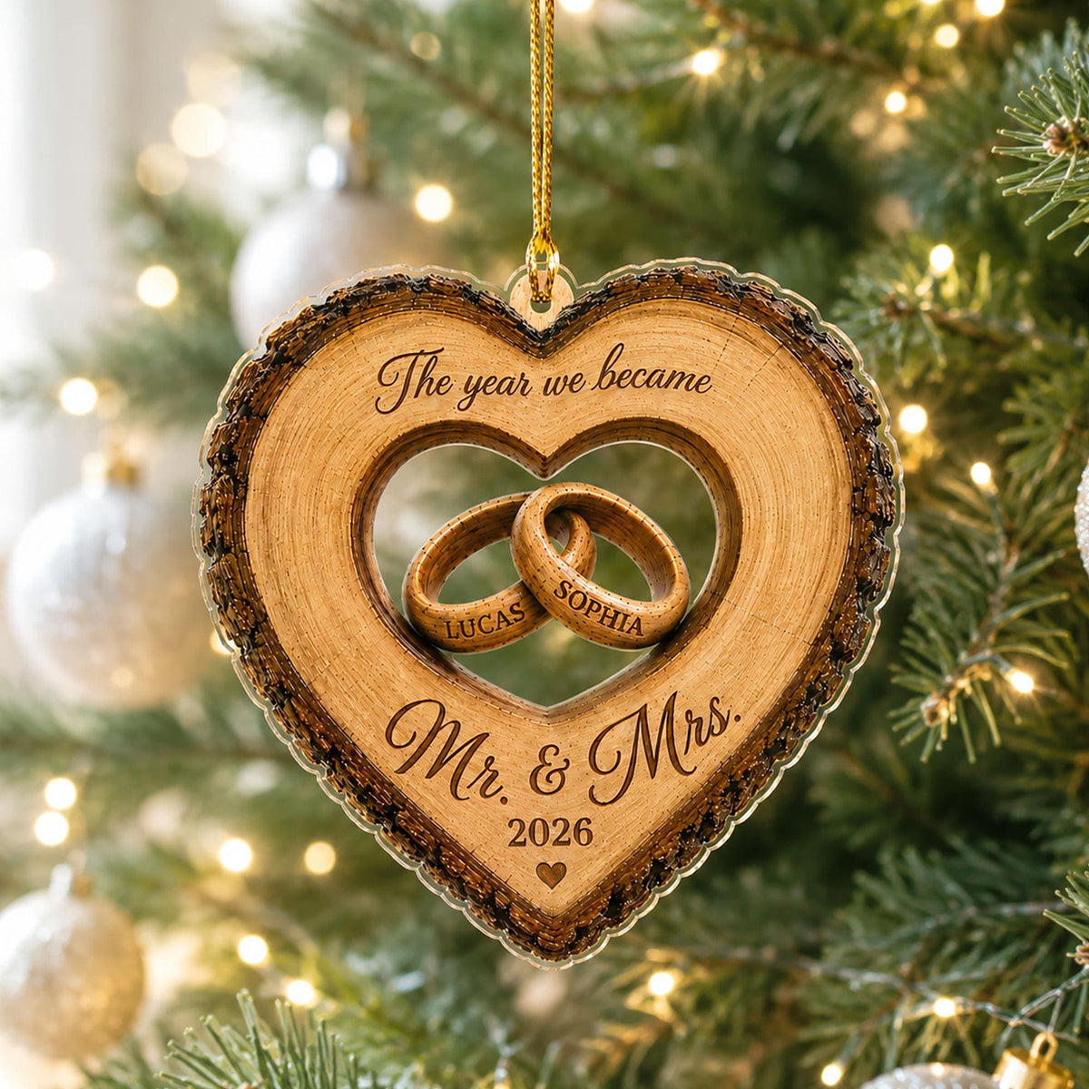 Custom The Year We Became Mr & Mrs Ornament, Personalized Heart Ring Christmas Ornament, Newlywed 2026 Wedding Gift cbfc9c93-5e88-4f6f-a2bf-0073c102a1db-il_fullxfull.8410730615_15ij.jpg
