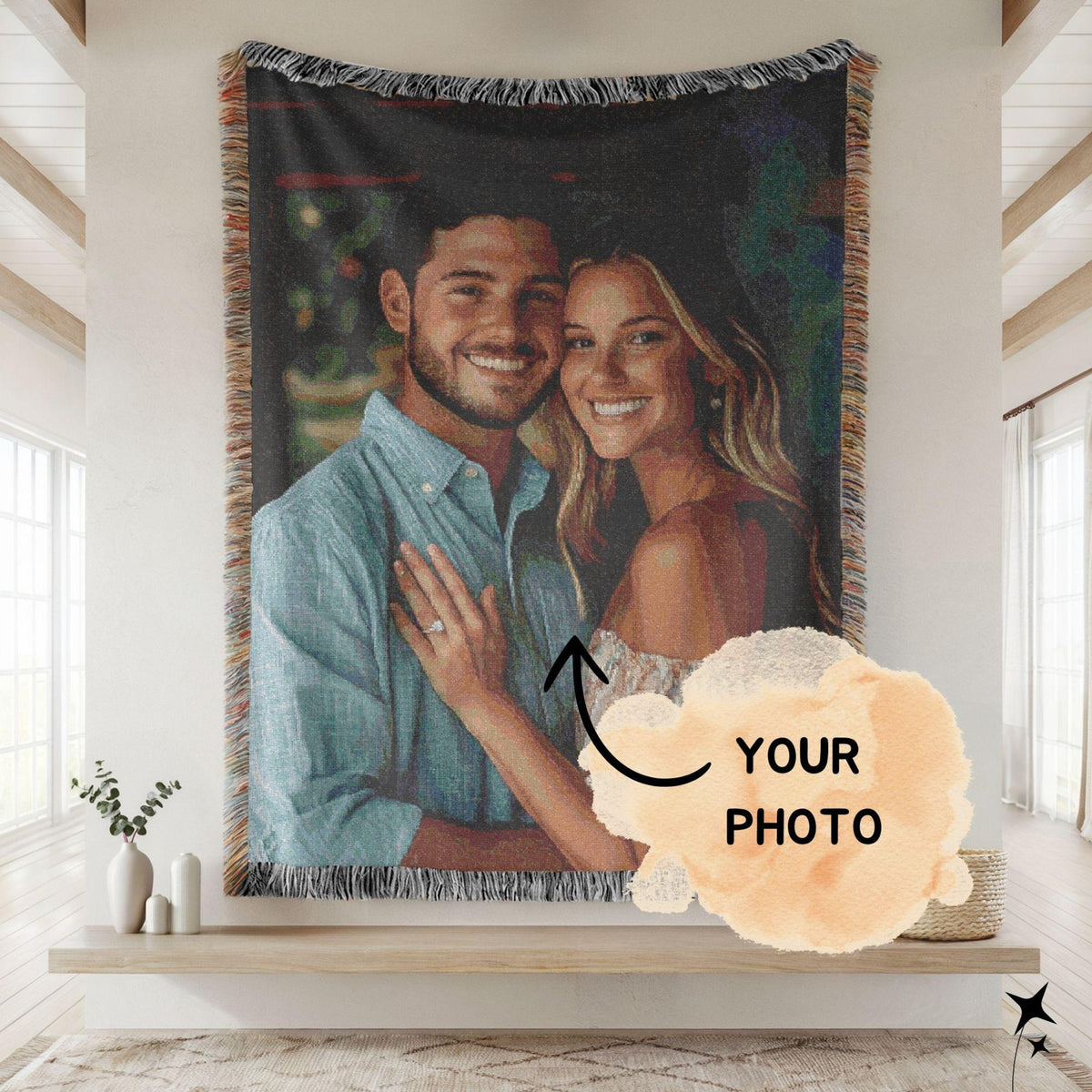 Soft Woven Blanket Personalized Photo Throw, Custom Blanket with Picture for Adults, Custom Gift Wedding, Grandma, Personalized Memorial Blanket cbfd52cb-7dac-4034-905f-20b4f5660d39-8.jpg