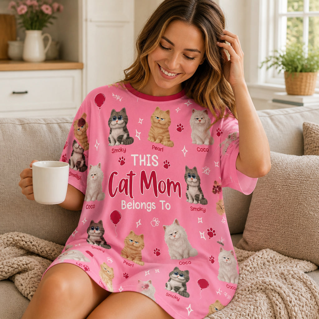 This Cat Mom Belongs To — Custom Cat Portrait Sleep Tee - Personalized Sleep Tee cc0149e8-b2a6-452c-aaca-e07ea7451f68.jpg