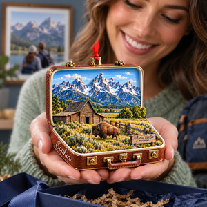 Personalized Grand Teton National Park 3D Suitcase Christmas Ornament – Wyoming Travel Souvenir & Gift for Nature Lovers cc35c9f5-a5a4-4ad9-a2f5-5a0e4b20cd9e-Grand-Teton-Ornament-Gift-Reveal-2.png