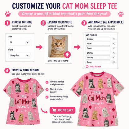 This Cat Mom Belongs To — Custom Cat Portrait Sleep Tee - Personalized Sleep Tee cc3dc6f7-b7a8-4fa4-9c4f-52811abdbaa6.jpg