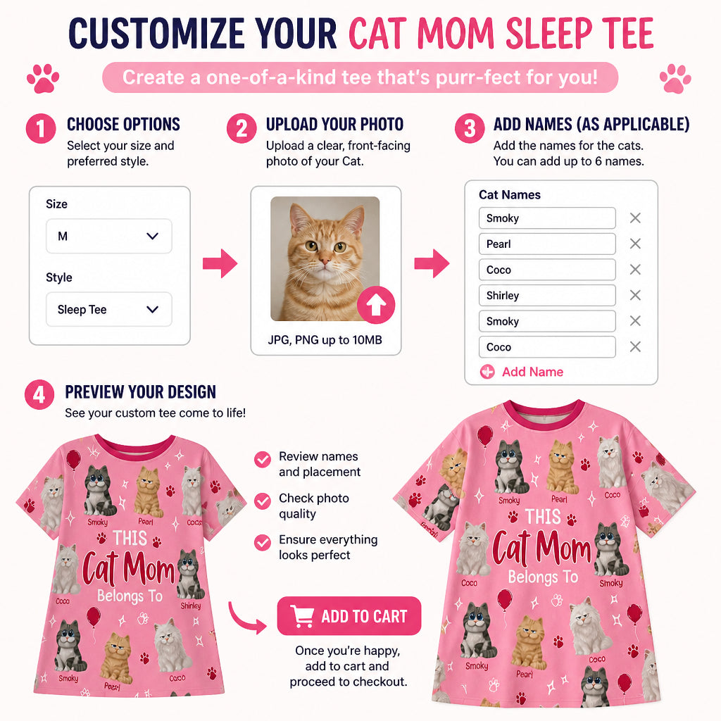 This Cat Mom Belongs To — Custom Cat Portrait Sleep Tee - Personalized Sleep Tee cc3dc6f7-b7a8-4fa4-9c4f-52811abdbaa6.jpg