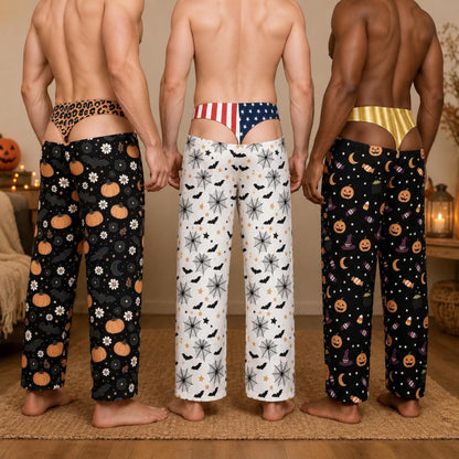 Custom Men's Halloween Pajama Pants, Funnny Fake Butt Bottoms,Personalized Prank Pjs Gift for Him cc5ae0b1-e42d-4404-a0cc-26fd91ecd566-1.jpg