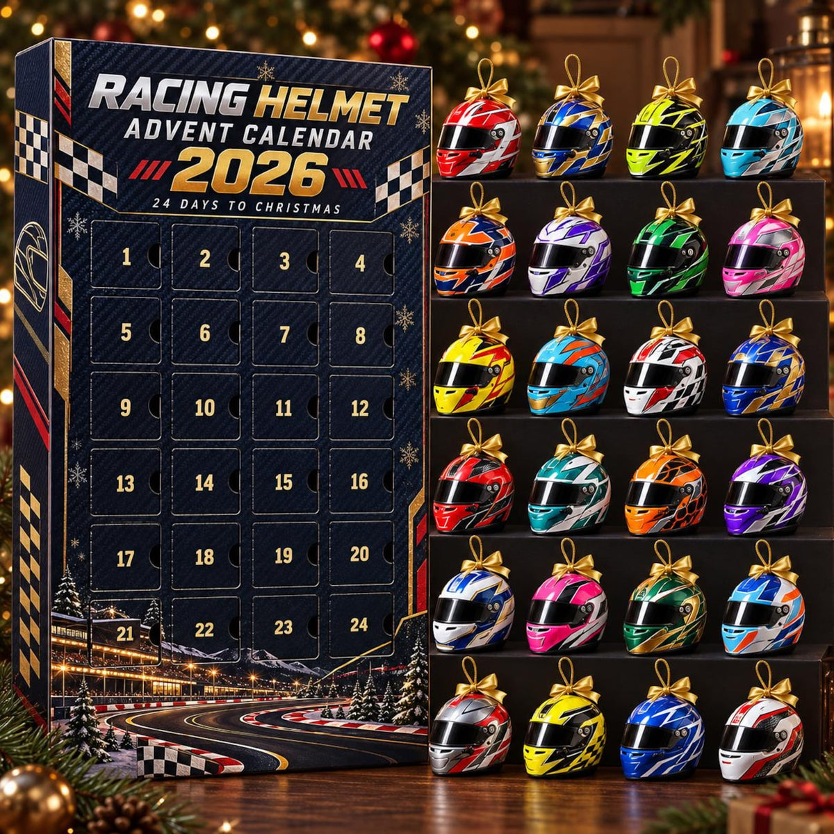 2026 Racing Helmet Advent Calendar, 24 Day Motorsport Christmas Countdown, Race Car Fan Ornament Gift cc6df8be-96c3-43bc-b7be-39d682de4002-il_1588xN.8531597352_8vwl.jpg