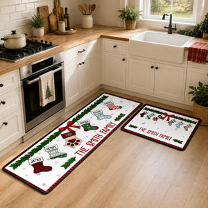 Custom First Christmas In New Home Runner Rug, Personalized Family Name Floor Mat, Holiday Hallway Decor Entryway Mat cc822de4-023d-4fbc-92c8-cb84d7def231-dsfds-1-.jpg