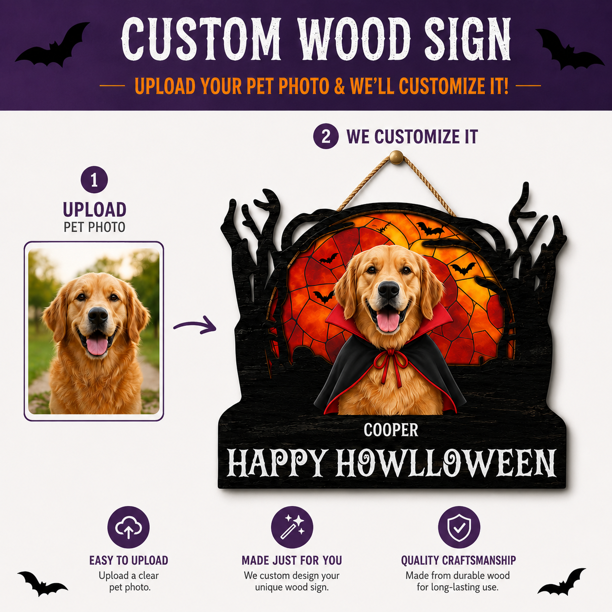 Happy Meowloween Halloween Pets - Personalized Custom Shaped Wood Sign cc91daed-510a-4f21-8cbb-05d64d14e115-a001d57d-e6f0-4a21-8369-607bda669219.png