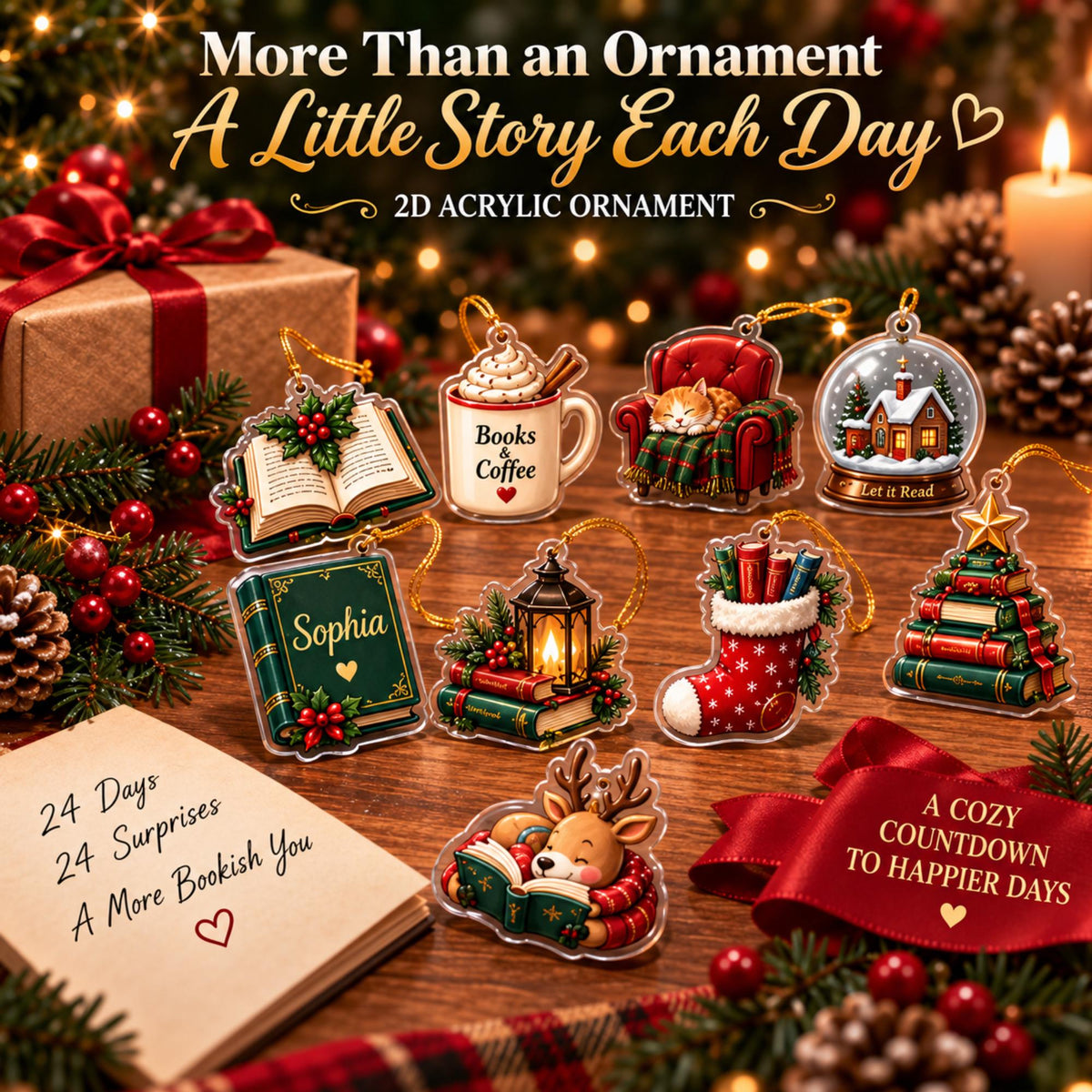 Personalized Book Lover Advent Calendar, Custom Name, 24 Bookish Acrylic Charms, Christmas Countdown for Book Lovers 2026 cca2adec-3ed0-4ff8-a384-fb222e243db6-il_fullxfull.8602220391_i46d.jpg