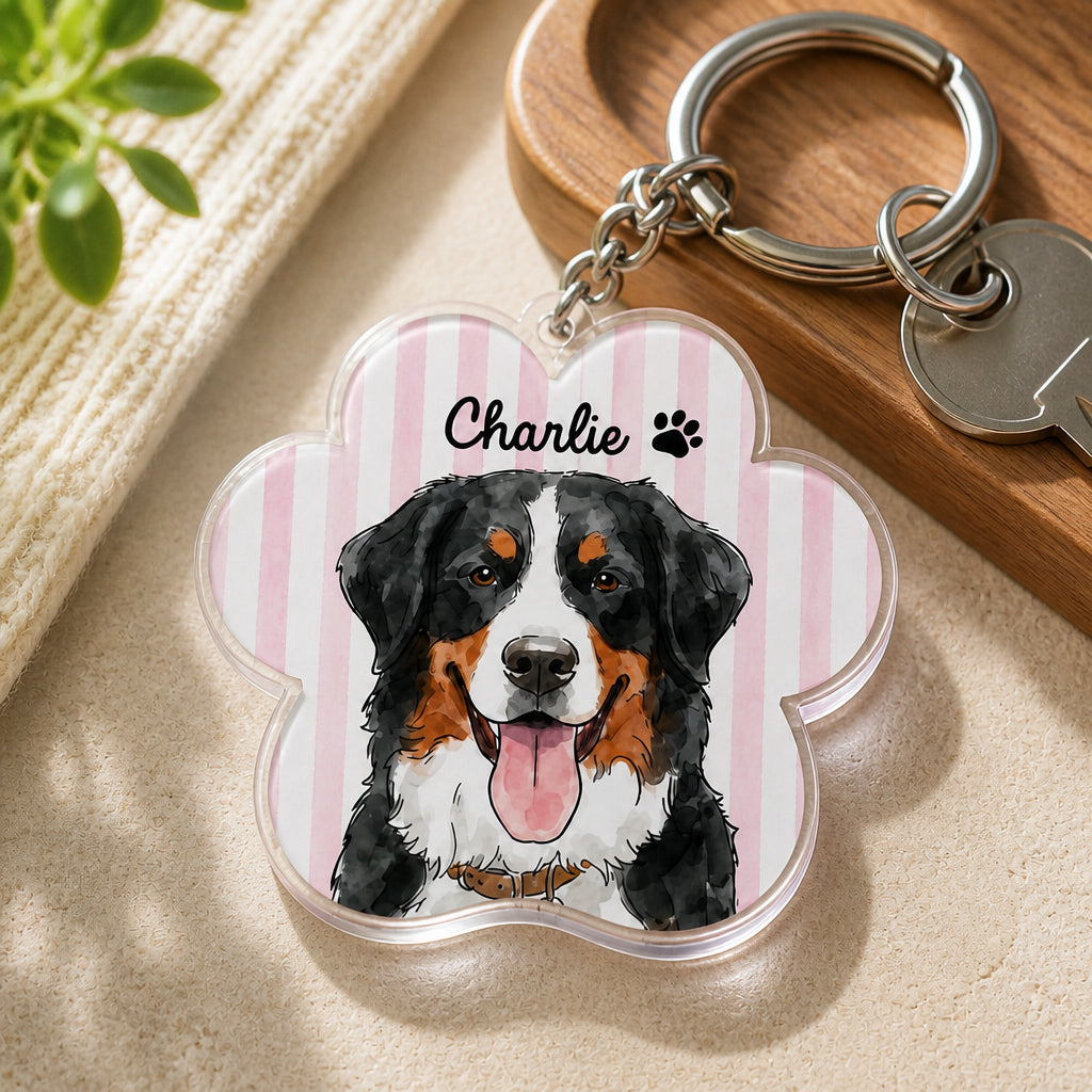 Custom Pet Portrait Acrylic Keychain with Name Ribbon - Personalized Acrylic Keychain ccbe0fa7-dd4e-45a4-8342-22e5b83f4580.jpg