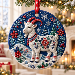 Handcrafted Ceramic Christmas Goat Ornament 3D, Festive 3D Winter Wonderland Decor, Unique Holiday Tree Decoration Gift ccc6e41d-1caf-4f98-8174-2e662bf5bf2b-D-Gi-ng-sinh-tr-n-c-nh-linh-sam.png