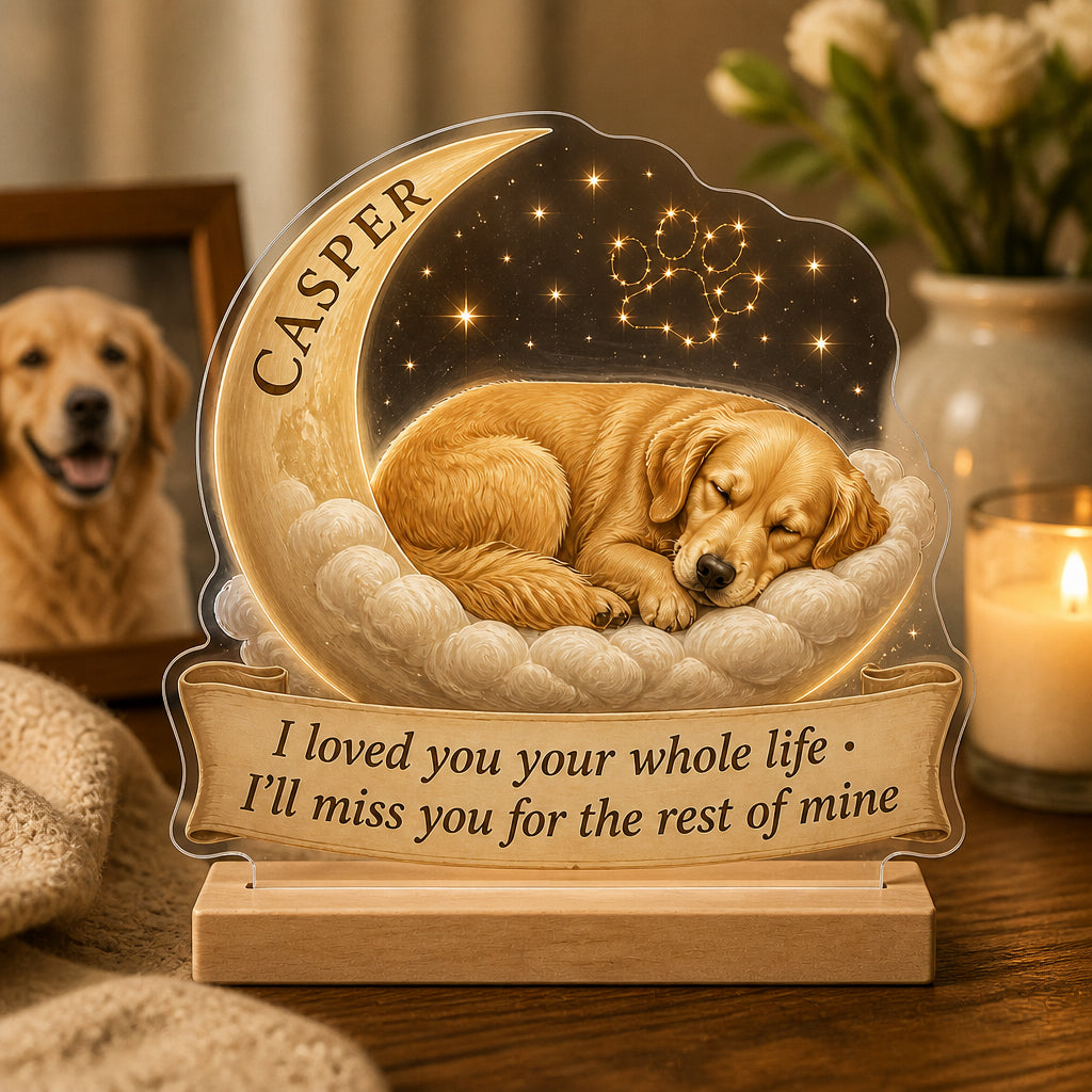 Custom Pet Memorial Standee – Photo-To-Art with Name - Personalized Acrylic Custom shape Standing 1 layer (FS) ccc8681f-516d-4d50-a0c1-0da5f8281784.jpg
