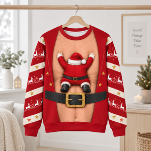 Hairy Chest Ugly Christmas Sweatshirt, Funny Dad Holiday Tee, Xmas Party - Funny Gift For Hims ccd02d4c-1812-412a-b5c7-70445fc7d151-dfs.png