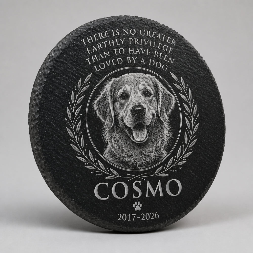 Custom Pet Memorial Stone – Etched Portrait with Name & Years - Personalized Memorial Stone ccd4e8da-45be-4949-9766-b809905e05c9.jpg
