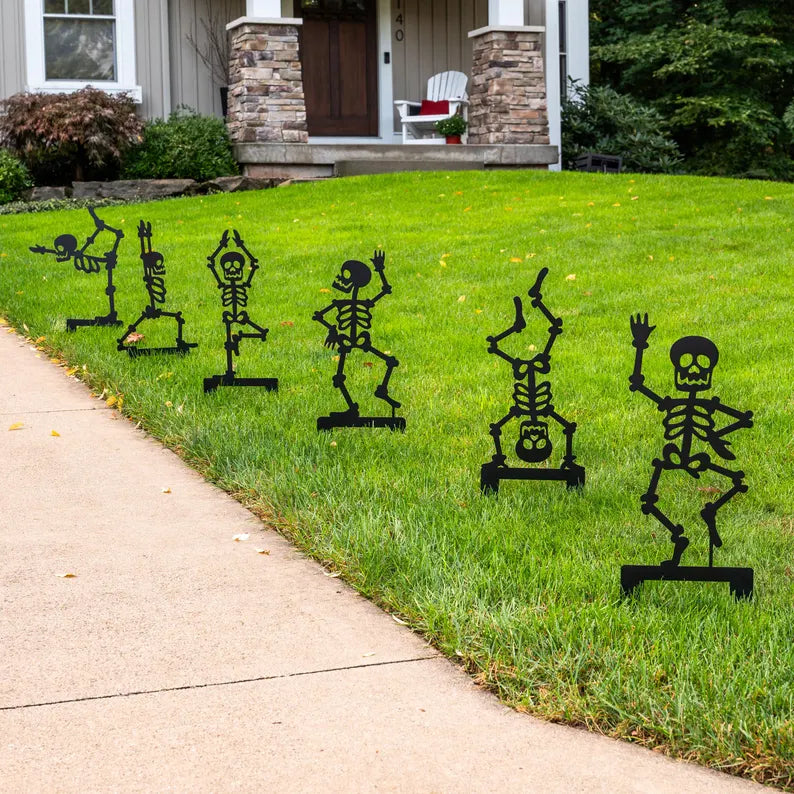 Outdoor Skeleton Halloween Decor, Halloween Outdoor Sign, Halloween Garden Signs, Metal Halloween Yard Stakes, Halloween Sign Skeleton Decor cceaf9d2-270a-4459-9e3b-0008f997ead3-fdgfd-7-.webp