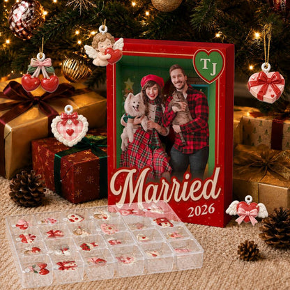 Personalized Married Couple Advent Calendar, 24 Acrylic Charms, Custom Photo Keepsake, Wedding Holiday Gift cd13eef4-a819-4a23-9184-f0532eeb95df-il_1588xN.8636743571_6ync.jpg