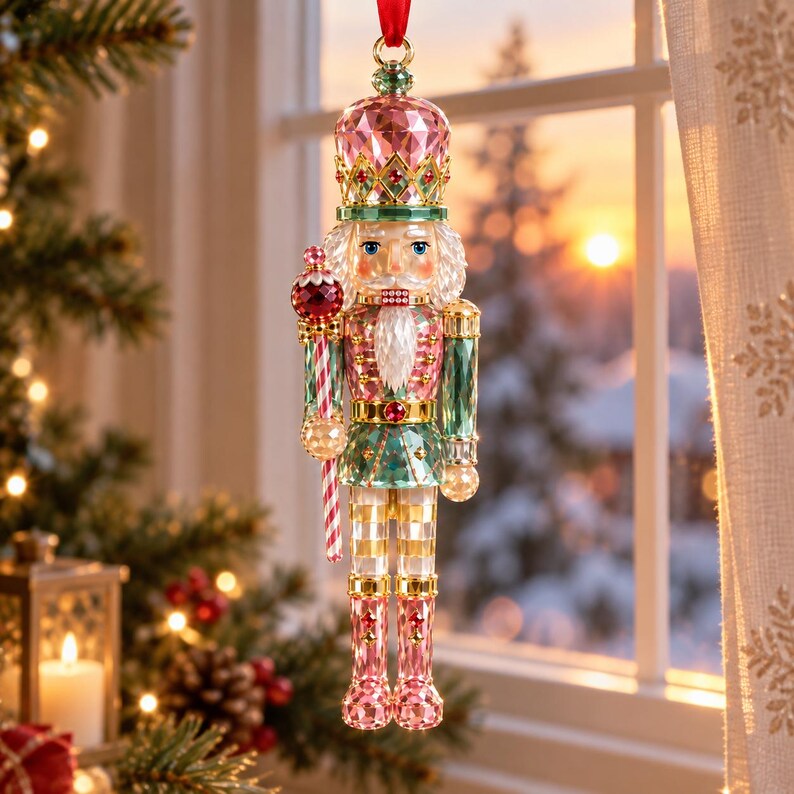 Personalized Pastel Nutcracker Crystal Effect Acrylic Ornament, Candy Soldier Christmas Holiday Tree Decor 2026, Gift For Kid cd169234-d771-4358-9e1e-e045d4d9aa31-g3.jpg