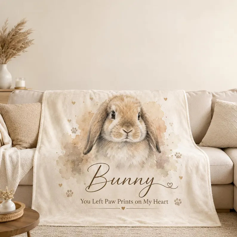 Personalized Watercolor Pet Memorial Blanket, Custom Pet Photo Blanket, Dog Cat Rabbit Loss Gift, Sherpa Fleece Throw cd23d2a4-42e9-4de3-8557-b06c4eb708e2-dfgdfgf-3-.webp