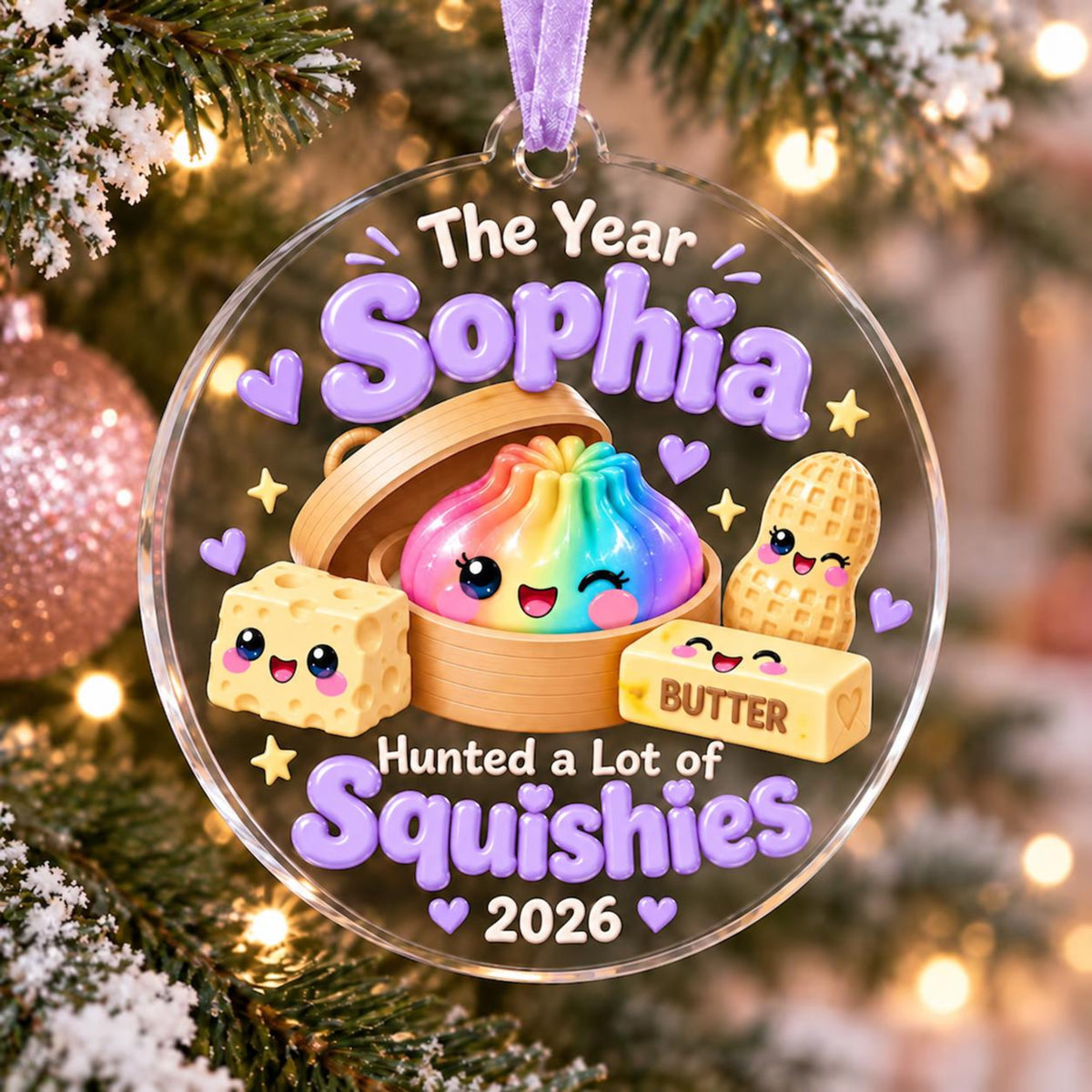 Trending Squishy Ornament, Squishy Lover Christmas Ornament, Custom Name Acrylic Ornament, Kids Squishy Collector Gift, 2026 Keepsake Decor cd4a5f96-901b-4a28-aa4d-cd091fd95775-4.jpg