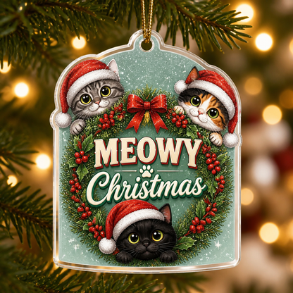 Meowy Christmas Cats – Transparent Acrylic Ornament - Personalized Transparent Acrylic Ornament cd4cdf7c-65b3-4cd9-8167-3339c7b6acd9.png