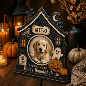 Personalized Halloween Pet Haunted House Photo Stand - Personalized Wooden custom shape Standing 2 layer (5mm) cd505bb8-3d88-4efe-8b6f-f2a5ef4b5d95.jpg
