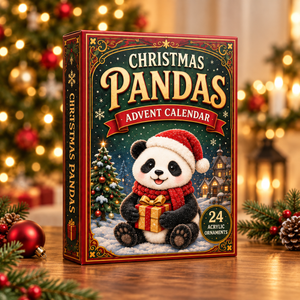 Christmas Pandas Advent Calendar 2026 - 24-Day Festive Countdown, Acrylic Charms Blind Box - Gift For Panda Lovers cd52e34f-3bfc-400c-9841-55c92e06275f-panda-box.png