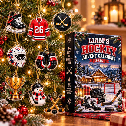 Personalized Hockey Advent Calendar 2026, 24 Acrylic Ornaments, Ice Hockey Christmas Countdown, Hockey Player Gift for Kids cd6e9b45-17f9-4115-906e-8c2ed3fa82bc-il_1588xN.8591358988_hsbt.jpg