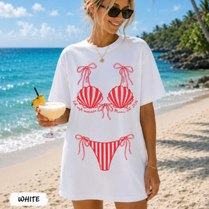 Custom Bikini Bachelorette Shirts: Hot Wife Summer Shirt, Girls Beach Party Coastal Trip Tee, Bikini Bachelorette Party Shirt, Engaged Gifts cd78efa0-8503-473b-ac31-a2edb67843b7-banner-5.jpg