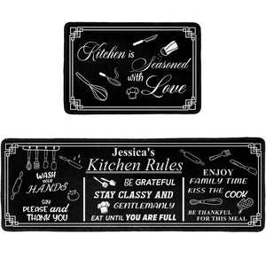 My Kitchen Rules - Personalized 2-piece Mat - Kitchen Decoration, Gift For Mom, Grandma cd9dbef9-1b20-4e9f-9008-e74ffff19c69-3.jpg