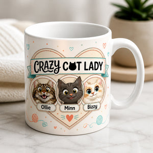 Crazy Cat Lady Custom Pet Portrait Mug - Personalized Mug cd9f489b-2a09-46c2-9185-ab28d1fae738.jpg