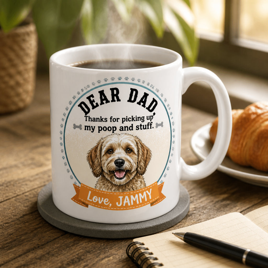 Dear Dad Thanks For Picking Up My Poop – Custom Pet Photo Name Mug - Personalized Mug cdad15f6-6df7-4eb7-9839-9fbcfe2312ef.jpg