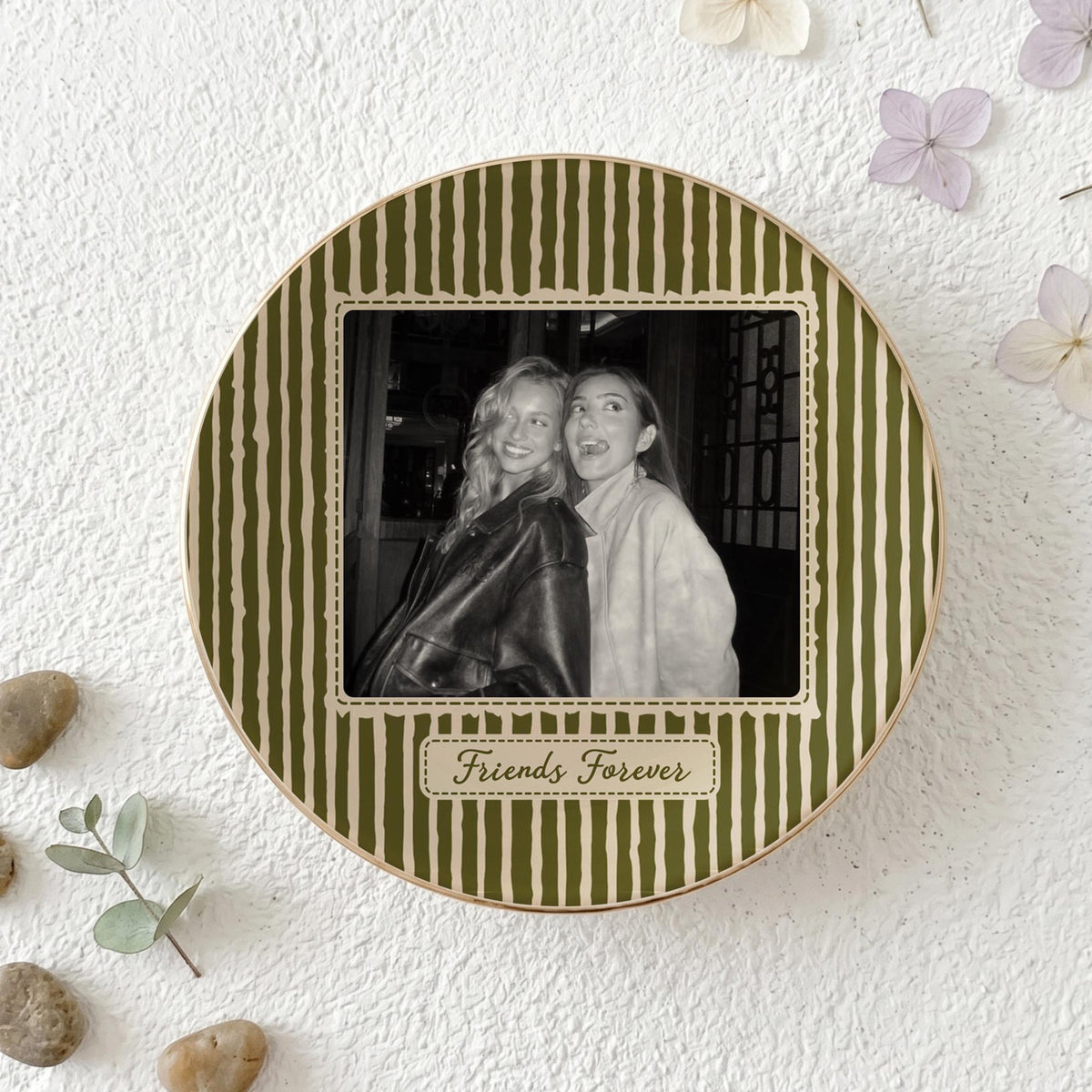 Personalized Bestie Photo Jewelry Dish, Bestie Striped Ring Dish, Birthday Gifts For Bestie Best Friend, Sister Vintage Stripe Jewelry Dish cdaedc05-f1dc-4296-887e-da1e476b0768-9.jpg