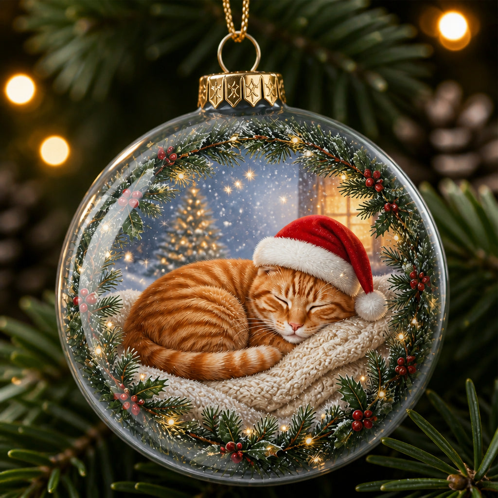 Custom Pet Photo Christmas Ornament – Snow-Globe Wreath Edition - Personalized Shape Ornament cdafbea3-3967-4c15-807f-449f57be21c8.jpg