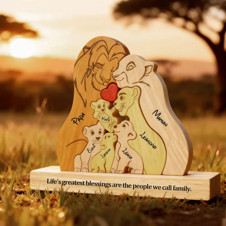 Personalized Wooden Lion Family Puzzle, Custom Anniversary Gift, Up to 9 Lions Family Figurines, Family Home Decor, Gifts for Parents cdb5555d-3eb3-4975-b91c-e55b4daa1d0c-dsgesw-2-.jpg