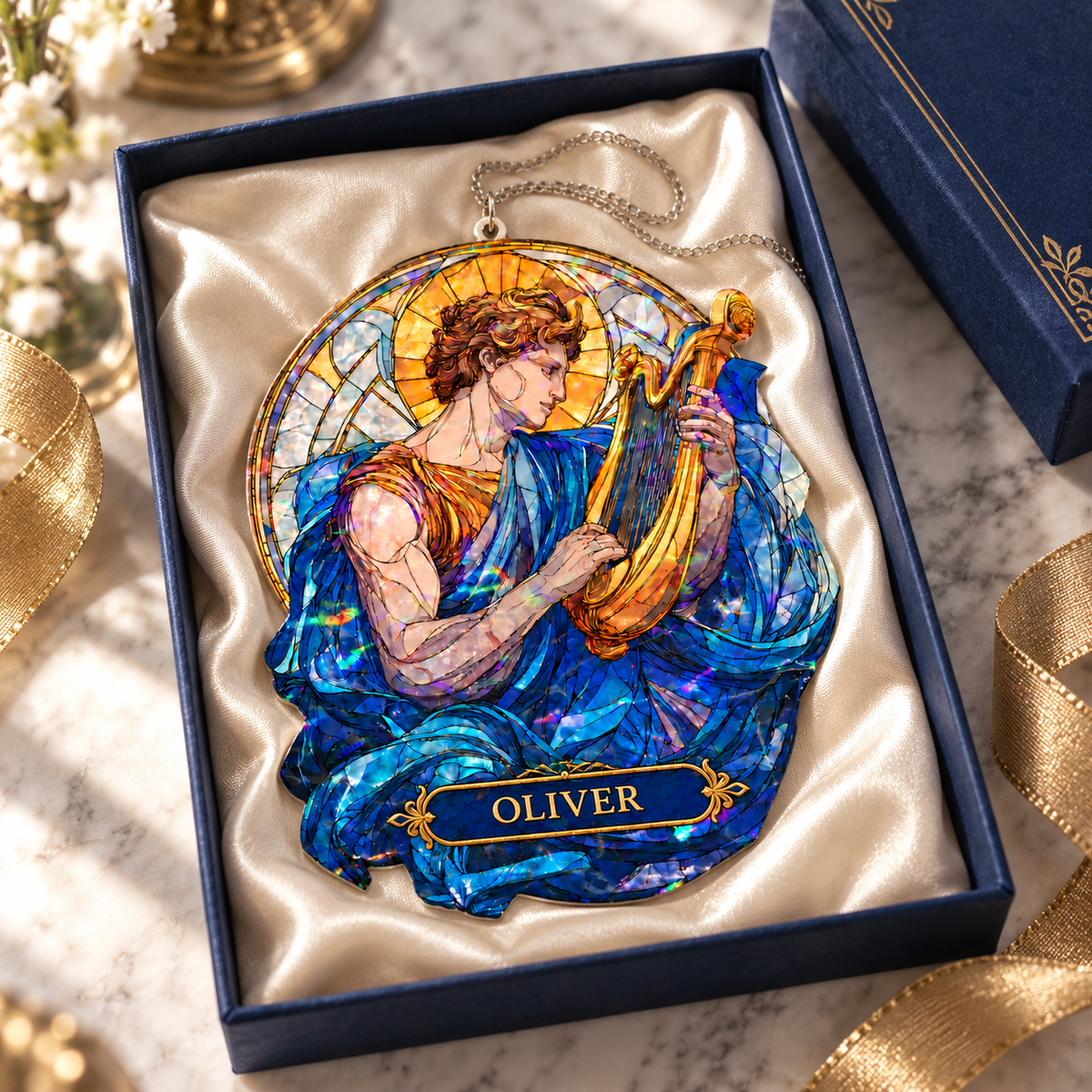 Apollo with Lyre Acrylic Suncatcher, Stained Glass Style Greek Mythology Window Hanging, God of Music and Sun Decor, Mythology Lover Gift cdd55ce3-376d-4f51-8860-ba9c2c9898fe-Apollo-t-n-OLIVER-trong-h-p-qu-2.png