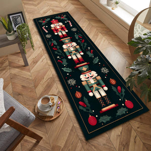 Christmas Nutcracker Runner Rug, Festive Holiday Hallway Carpet, Long Xmas Floor Mat, Classic Toy Soldier Christmas Home Decor ce1782a7-6449-45d7-b776-008ef9f909f3-4.jpg